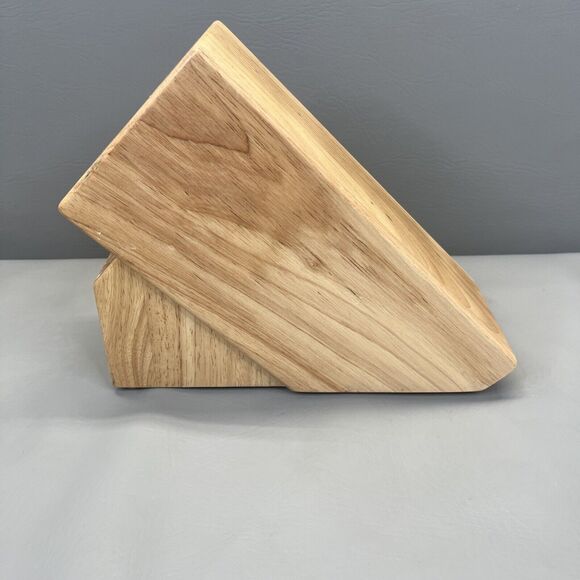 JA Henckels Knife Block 16 Slot Zwilling Wooden Knife Holder Bamboo Solid - Picture 4 of 9